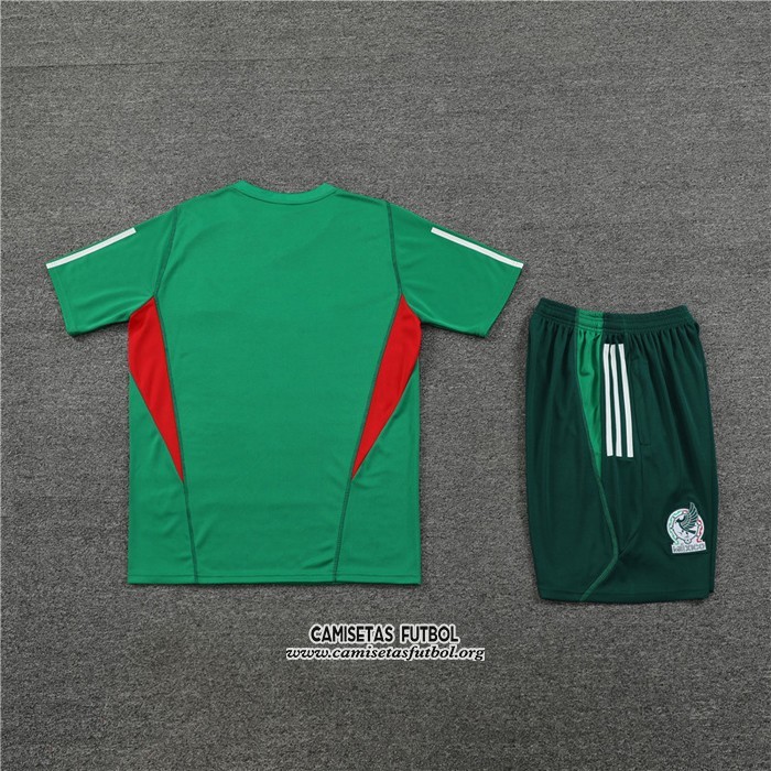 Chandal del Mexico Manga Corta 2023/2024 Verde - Pantalon Corto